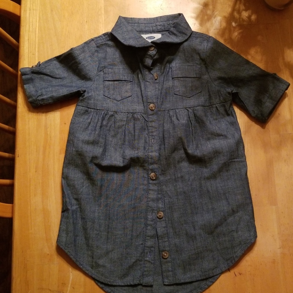 Girls denim dress